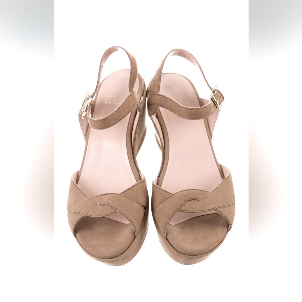 ❤️ Stuart Weitzmann suede wedges